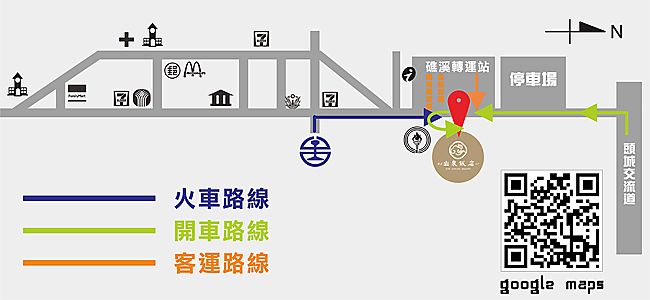 礁溪山泉飯店地圖